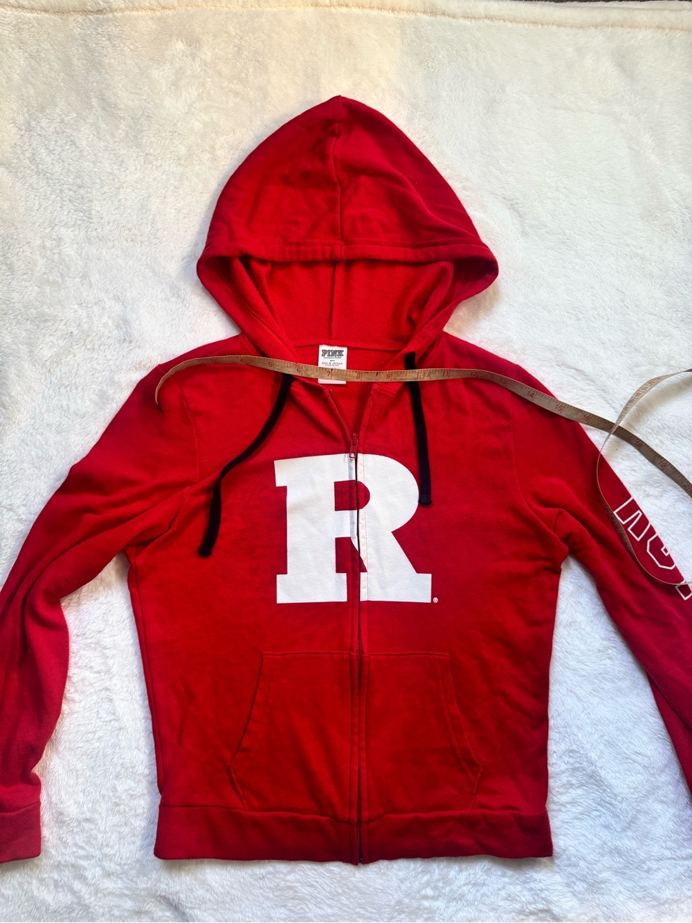 Pink | Rutgers Red Zip-Up jacket - Picture 2 of 5